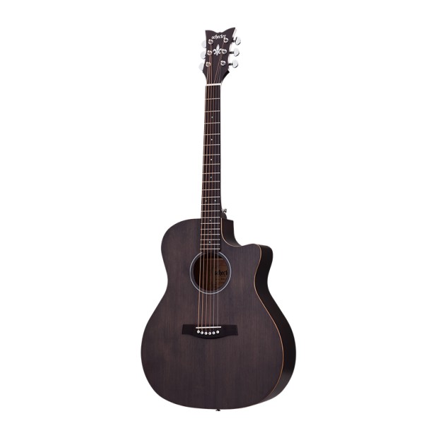 گیتار آکوستیک شکتر Schecter Deluxe Acoustic Satin See Thru Black SSTBLK SKU #3716