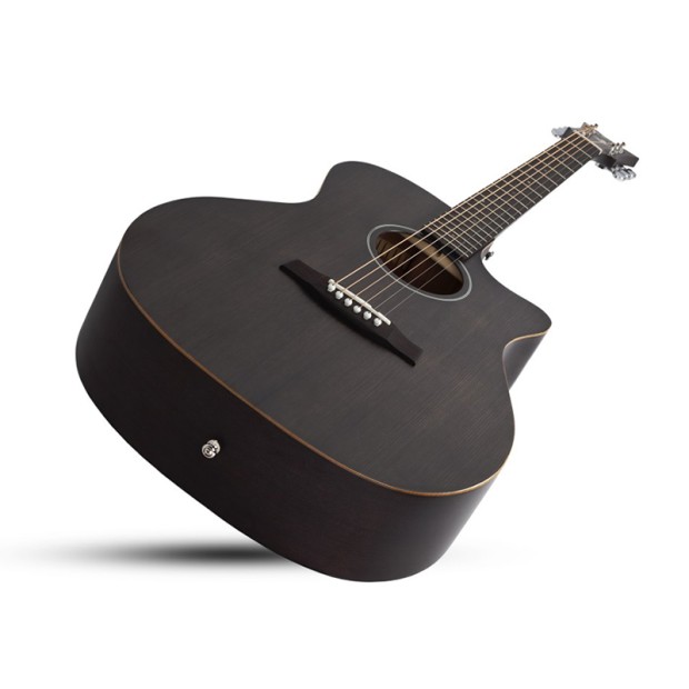 گیتار آکوستیک شکتر Schecter Deluxe Acoustic Satin See Thru Black SSTBLK SKU #3716