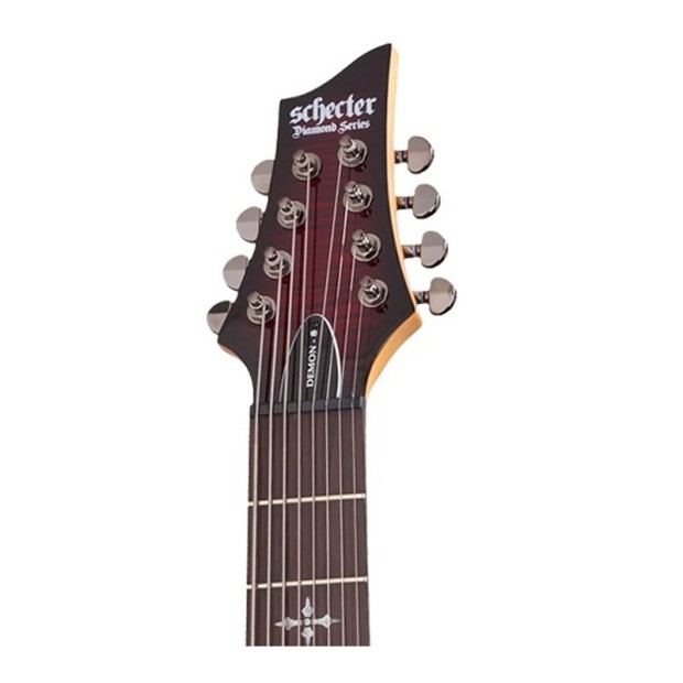 گیتار الکتریک شکتر Schecter Demon 8 Crimson Red Burst