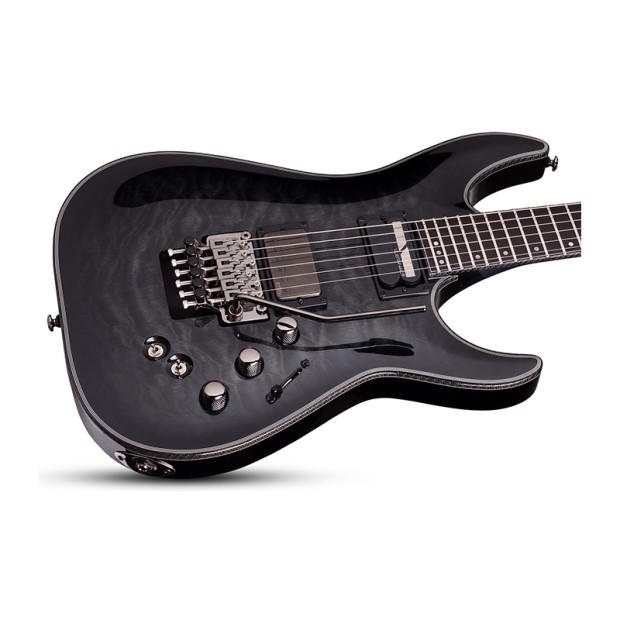 گیتار الکتریک شکتر Schecter Hellraiser Hybrid C-1 FR S Trans Black Burst TBB SKU #1957