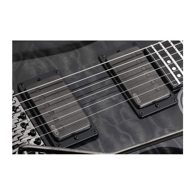 گیتار الکتریک شکتر Schecter Hellraiser Hybrid C-1 FR Trans Black Burst TBB SKU #1923