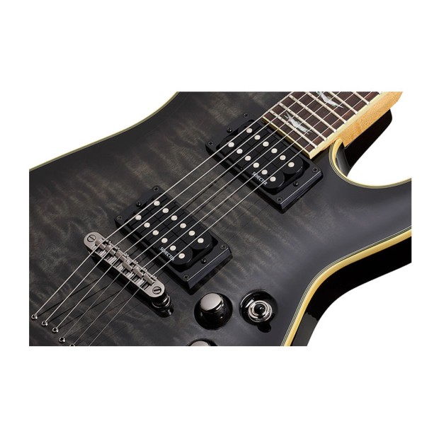 گیتار الکتریک شکتر Schecter Omen Extreme-6 See-Thru Black STBLK SKU #2025