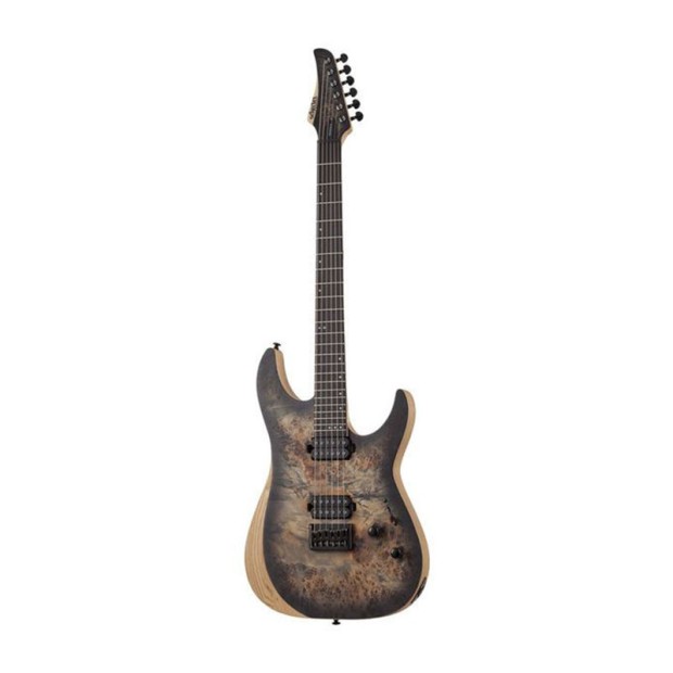 گیتار الکتریک شکتر Schecter Reaper-6 Satin Charcoal Burst SKU #1500