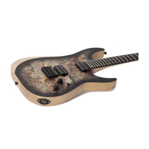 گیتار الکتریک شکتر Schecter Reaper-6 Satin Charcoal Burst SKU #1500