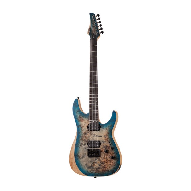 گیتار الکتریک شکتر Schecter Reaper-6 Satin Sky Burst SSKYB SKU #1501