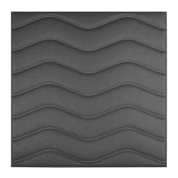 پنل آکوستیک شاینینگ ساند Shining Sound Wool Panel Waves Dark Grey