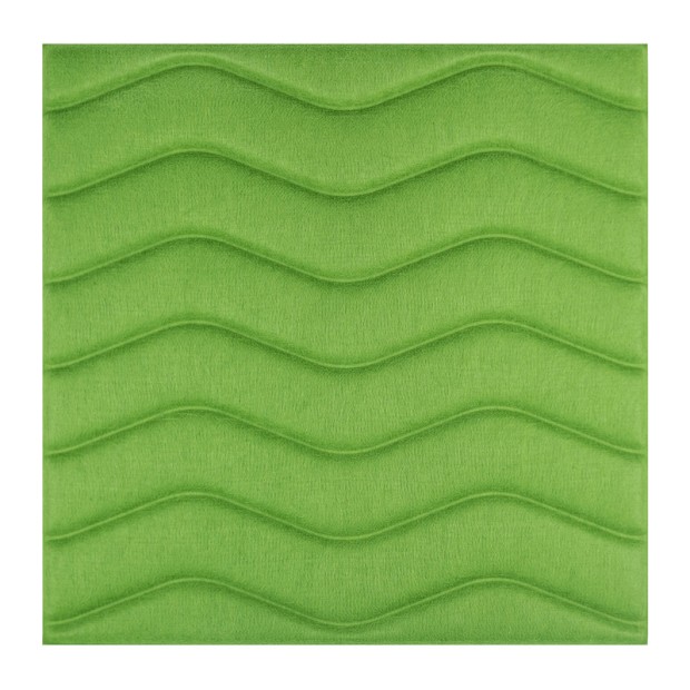 پنل آکوستیک شاینینگ ساند Shining Sound Wool Panel Waves Green