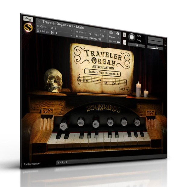 وی اس تی پلاگین Soundiron Soundiron Traveler Organ