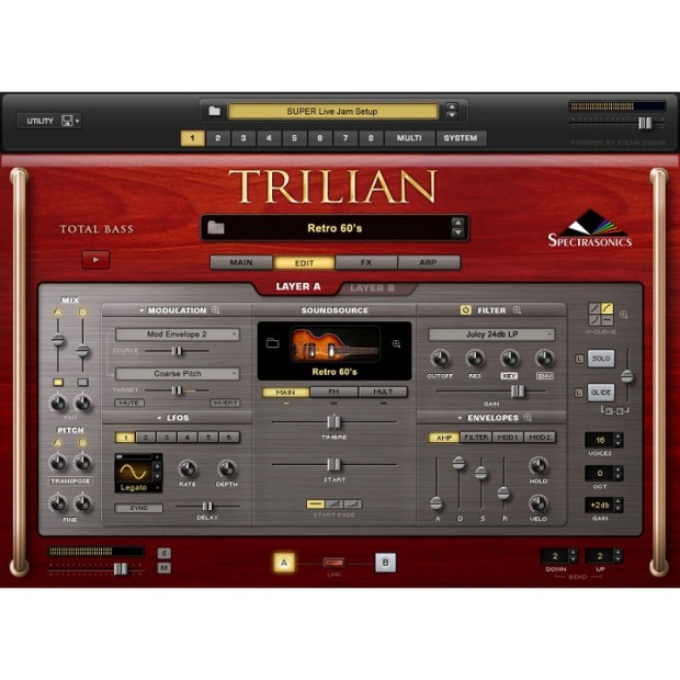 وی اس تی پلاگین اسپکتراسونیکس Spectrasonics Trilian