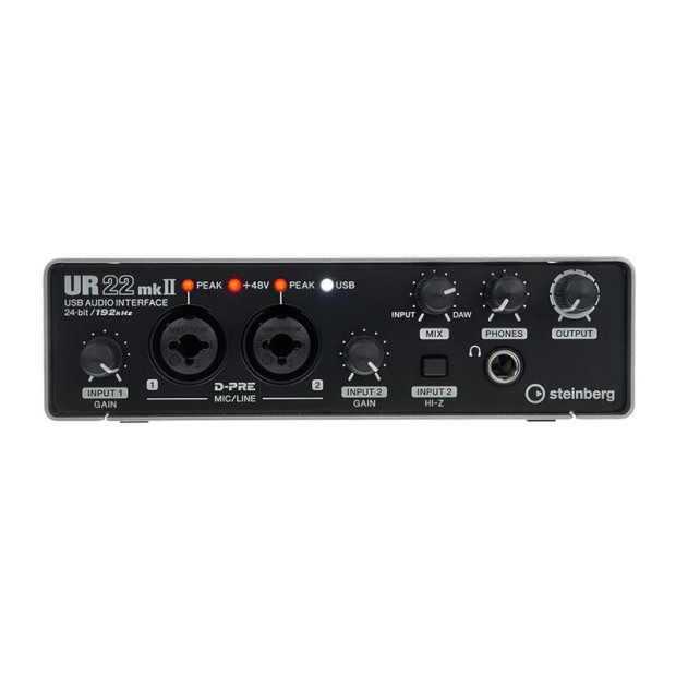 کارت صدا و پکیج استودیو اشتنبرگ Steinberg UR22mkii Recording Pack
