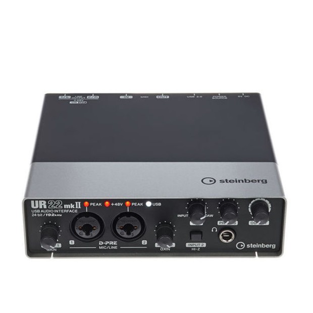 کارت صدا و پکیج استودیو اشتنبرگ Steinberg UR22mkii Recording Pack