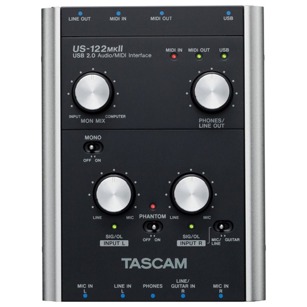 کارت صدا تسکم TASCAM US-122 MKII