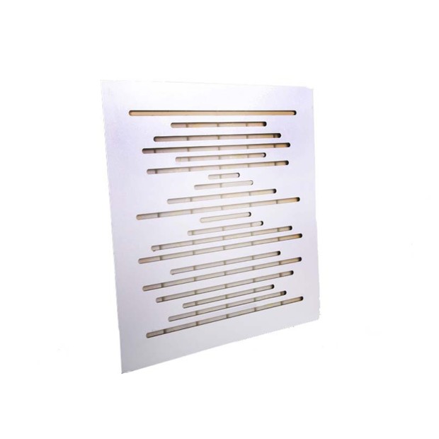 پنل آکوستیک تی ام گروپ TM Group Wave Wood Panel White 60