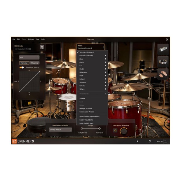 وی اس تی پلاگین تون ترک Toontrack EZdrummer 3