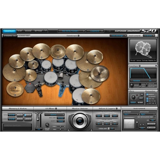 وی اس تی پلاگین تون ترک Toontrack The Metal Foundry SDX
