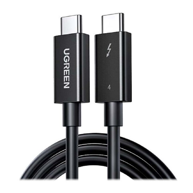 کابل رابط یوگرین UGREEN Thunderbolt 4 Type C Male To Male Cable 2m Black US501 60621