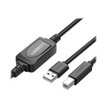 قیمت خرید فروش کابل رابط یوگرین UGREEN USB 2.0 A Male to B Male Active Printer Cable 10m US122 10374