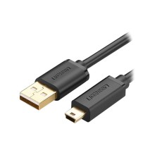 قیمت خرید فروش کابل رابط یوگرین UGREEN USB 2.0 A Male To Mini USB 5 Pin Male Cable 1m Black US132 10355