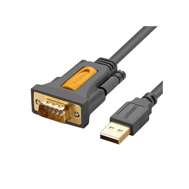 کابل رابط یوگرین UGREEN USB 2.0 A to DB9 RS-232 Male Adapter Cable 1m CR104 20210