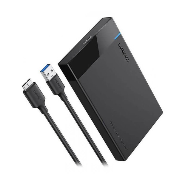 لوازم جانبی کامپیوتر یوگرین UGREEN USB 3.0 HDD Enclosure With USB 3.0 Cable Black US221 30848