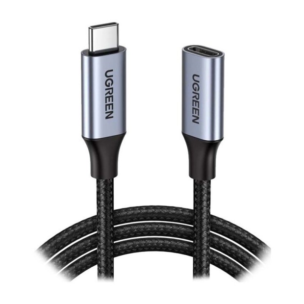کابل رابط یوگرین UGREEN USB-C 3.1 Extension Cable Dark Gray 1m US372 30205
