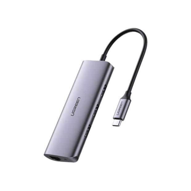 هاب یوگرین UGREEN USB-C to 3*USB 3.0 A HUB With Power Port CM252 60718