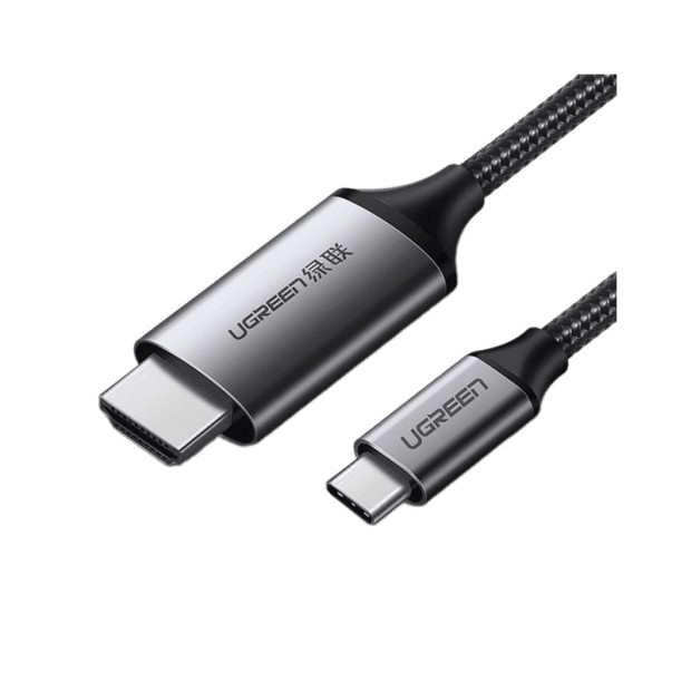 کابل رابط یوگرین UGREEN USB Type C to HDMI Cable Gray 1.5m MM142 50570
