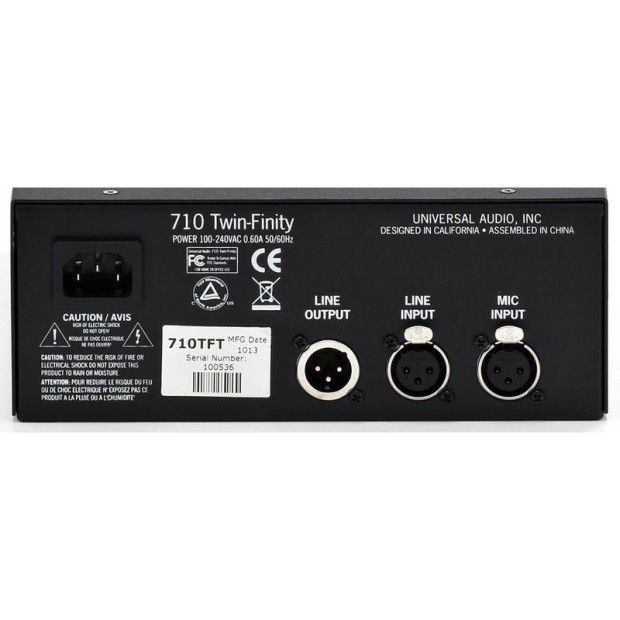 پری آمپ یونیورسال آدیو Universal Audio 710 Twin-Finity