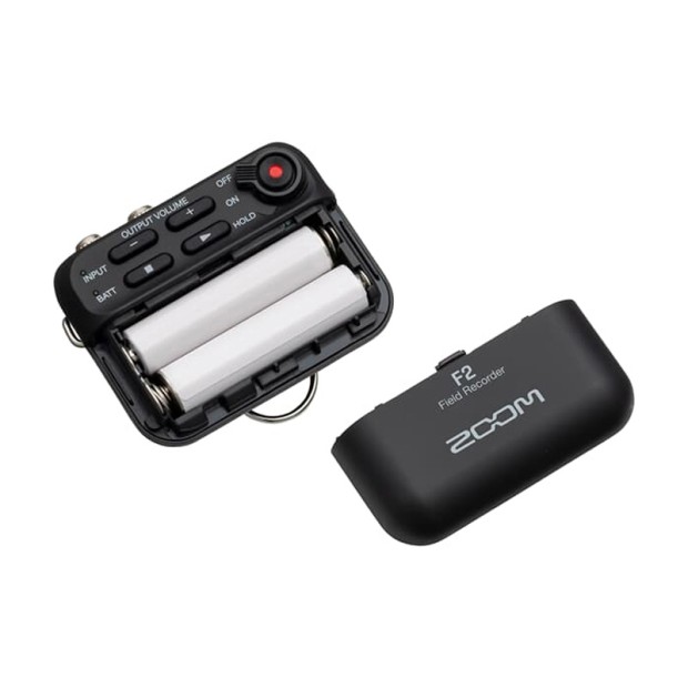 رکوردر یقه‌ای زوم زوم ZOOM F2 Black