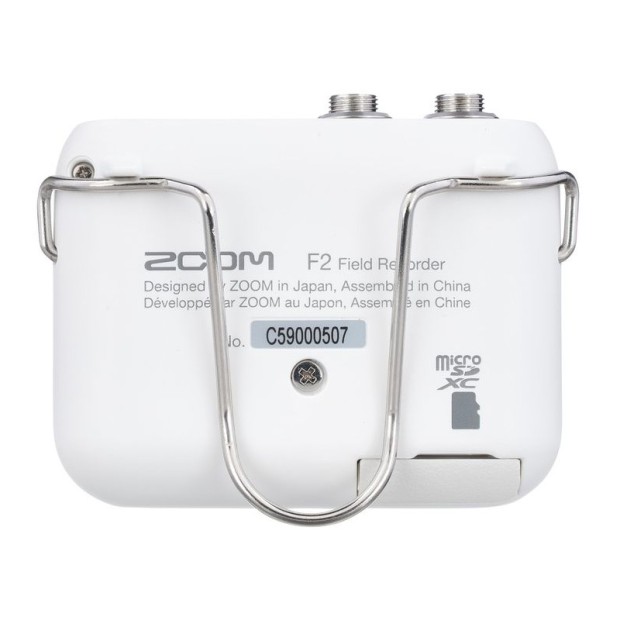 رکوردر یقه‌ای زوم زوم ZOOM F2 White