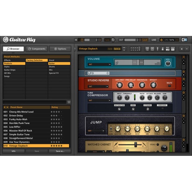 وی اس تی پلاگین نیتیو اینسترومنتز Native Instruments Guitar Rig 5 Pro