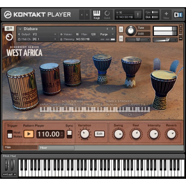 وی اس تی پلاگین نیتیو اینسترومنتز Native Instruments West Africa