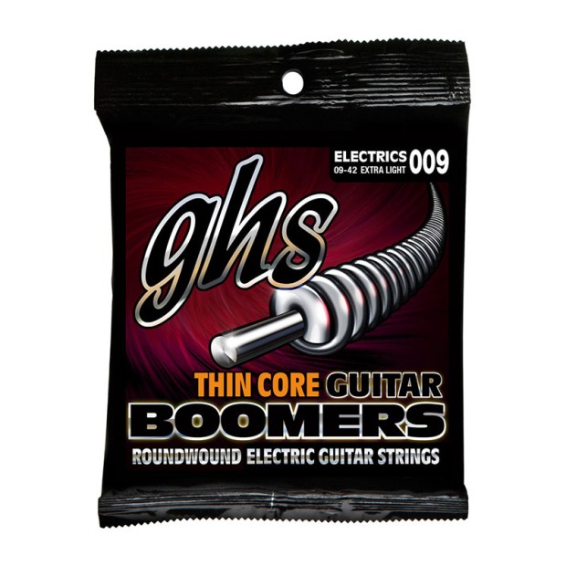 سیم گیتار الکتریک جی اچ اس GHS Thin Core Boomers Electric Guitar Strings 09-42