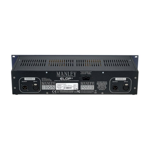 لیمیتر و کمپرسور Manley Manley ELOP+ Dual-channel Tube Compressor/Limiter