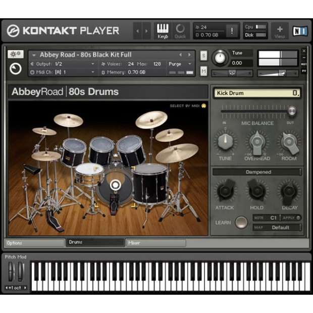 وی اس تی نیتیو اینسترومنتز Native Instruments Abbey Road 80S Drums