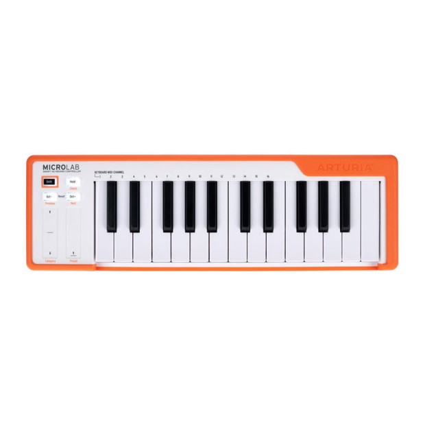 میدی کنترلر آرتوریا Arturia Microlab 25 Orange