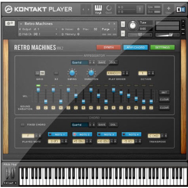 وی اس تی نیتیو اینسترومنتز Native Instruments Retro Machines Mk2