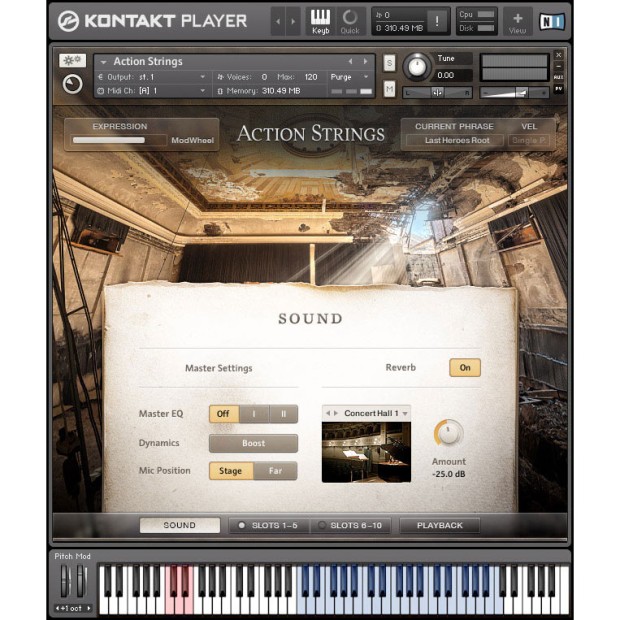 وی اس تی پلاگین نیتیو اینسترومنتز Native Instruments Action Strings