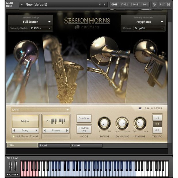 وی اس تی پلاگین نیتیو اینسترومنتز Native Instruments Session Horns