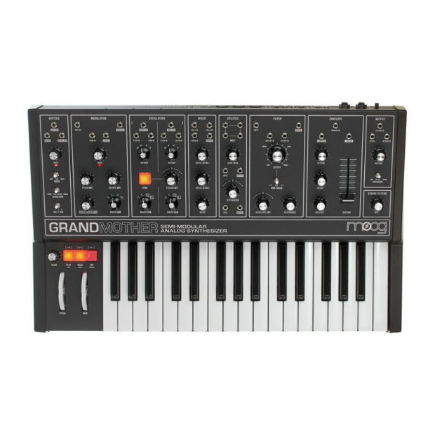 سینتی سایزر موگ Moog Grandmother Dark Semi-Modular Analog Synthesizer