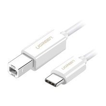 قیمت خرید فروش کابل رابط یوگرین UGREEN USB Type B Printer to Type C 1.5m White US241