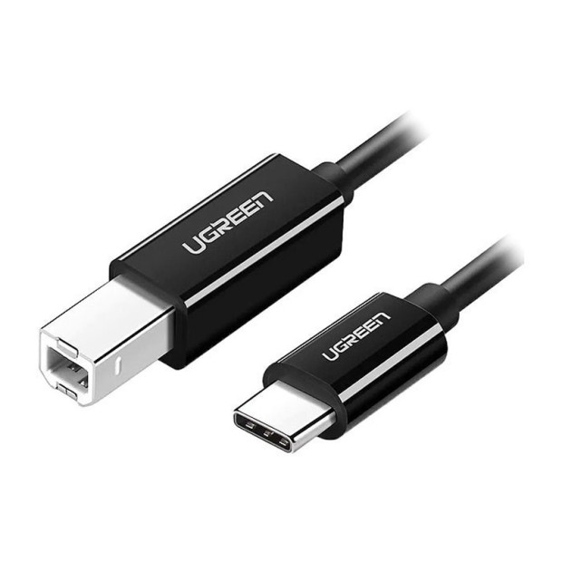 کابل رابط یوگرین UGREEN USB Type B Printer to Type C 2m Black US241 50446
