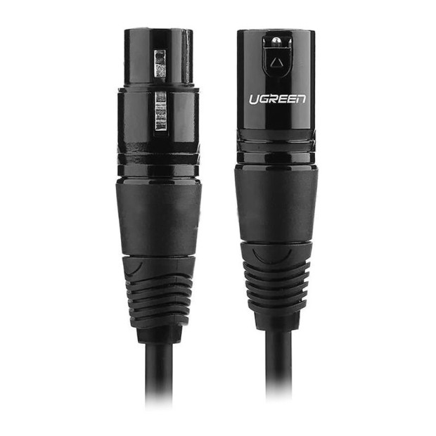 کابل رابط یوگرین UGREEN XLR to XLR 5m Black AV130