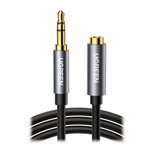 کابل رابط یوگرین UGREEN TRS to TRS Male to Female Extension Cable 5m Black AV118