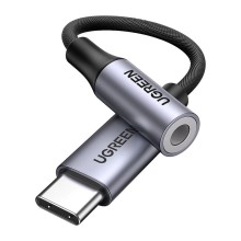 قیمت خرید فروش کابل رابط یوگرین UGREEN Type C to TRS 3.5mm Female Black AV161 80154