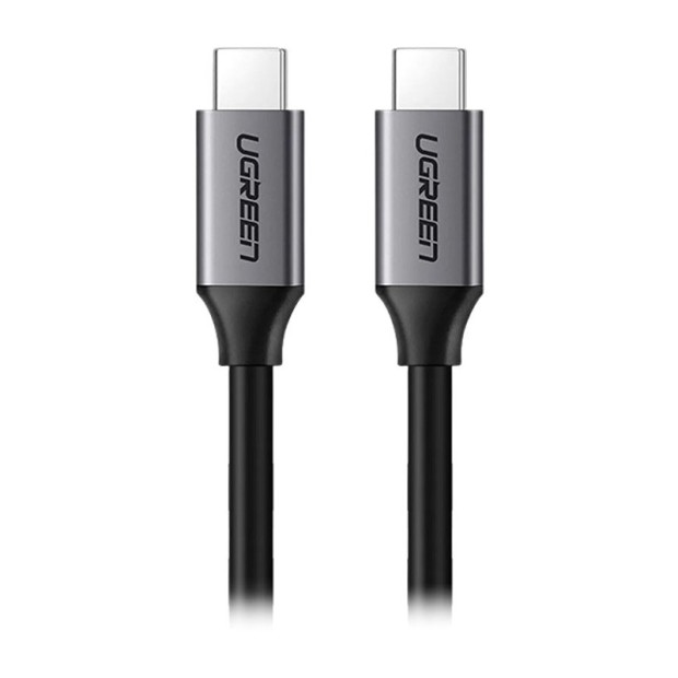 کابل رابط یوگرین UGREEN USB C to USB C 3.1 PVC 1.5m Grey US161