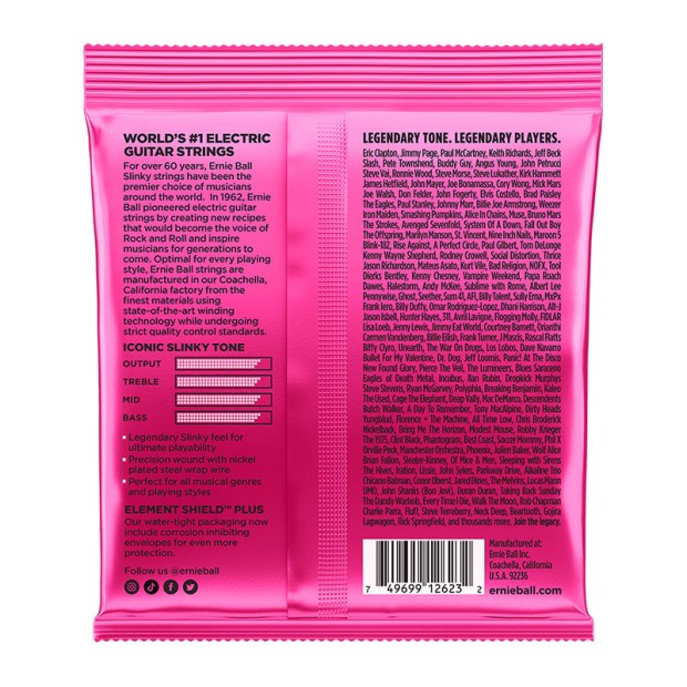 سیم گیتار الکتریک ارنی بال Ernie Ball 2623 7String Super Slinky 9-52