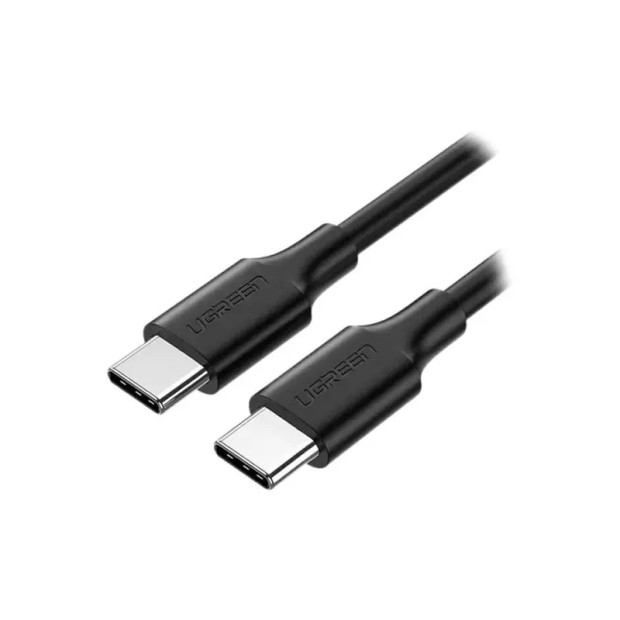 کابل رابط یوگرین UGREEN USB C 2.0 Male to USB C 2.0 Male 3A Data Cable 1m Black US286 50997