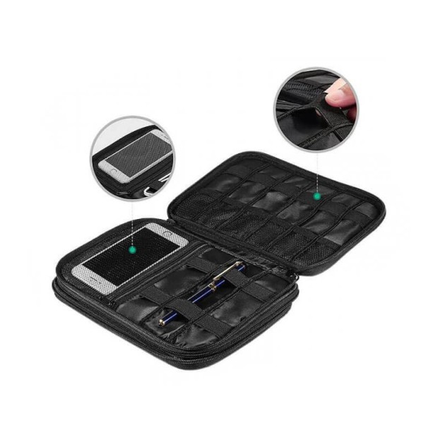کیف هارد کیس یوگرین UGREEN IPAD and Accessory Multi-functional Storage Bag Gray LP139 50147