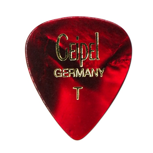 پیک گیتار Geipel Geipel Pearloid Red Thin